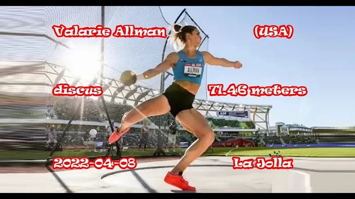 Valarie Allman (USA) discus 71.46 meters 2022-04-0...