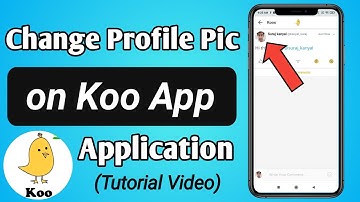 How to set profile picture on koo app || koo app mai dp kaise lagai