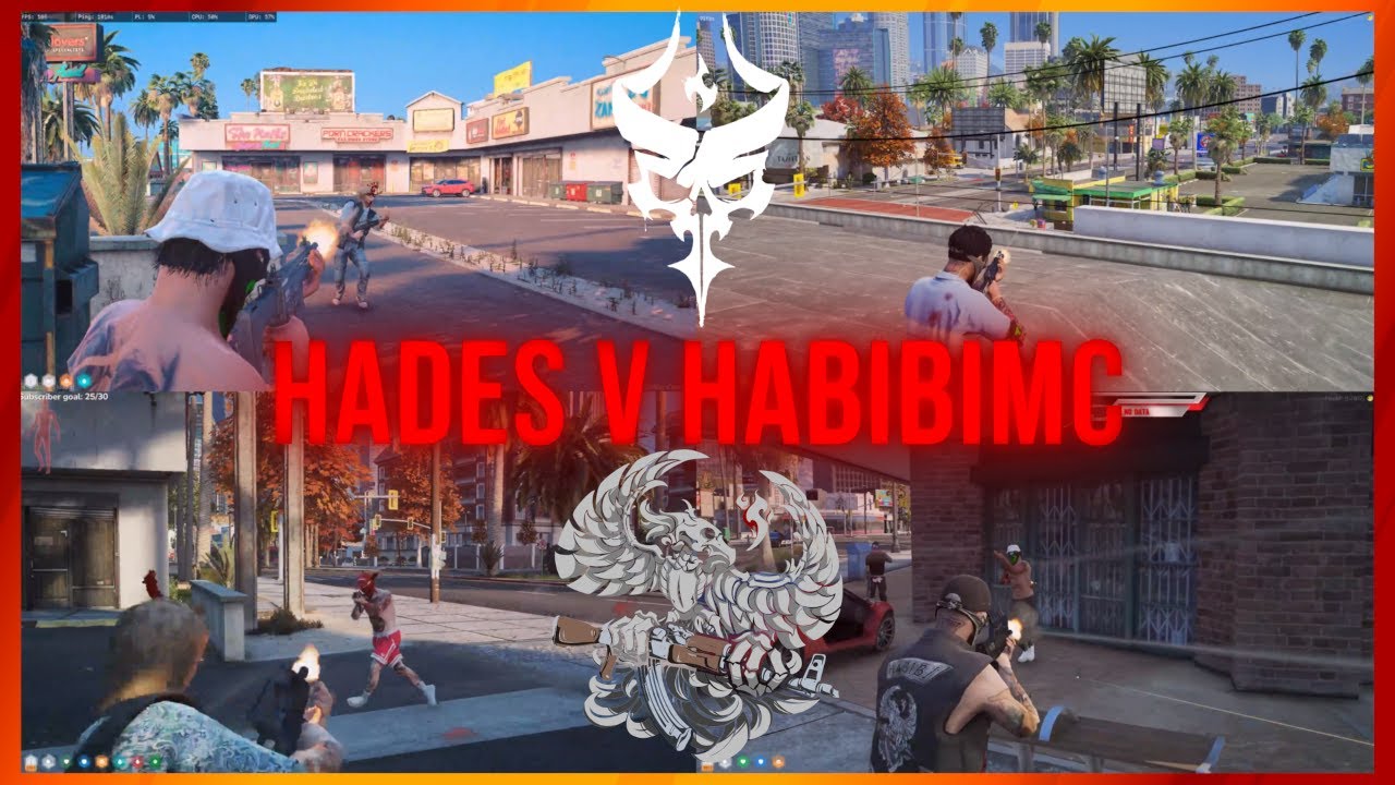 Hades v Habibis at Dollar Pills | Multi-POV | Nopixel RP