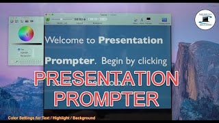 Presentation Prompter : How to use your computer as a Teleprompter.