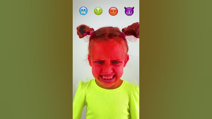 4 Color Emoji Funny Face | Best Challenge #Shorts by Anna Kova