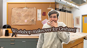 I gave Graham an ENTIRE workshop makeover (you won't believe the before)