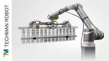 V2A035 TM AI Cobot - Depalletizing Cobot for Empty Plastic Bottles ft. EAR-FLAP