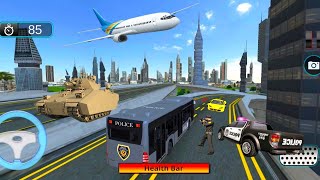 Grand Prisoner Police Bus Driver 2019 - Crime Bus Police Transport Work Android Gameplay screenshot 3