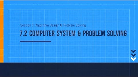 7.2-Computer Systems & Problem Solving (Algorithm Design) - Computer Science 2210 Lecture