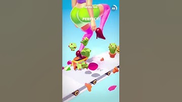 Heel Step Smash 👠 100 Level Gameplay Walkthrough | Best Android, iOS Games #shorts