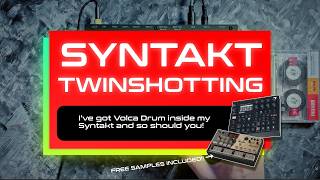 Syntakt | Twinshot Volca Drum Demo & Tutorial. 64 FREE samples included.
