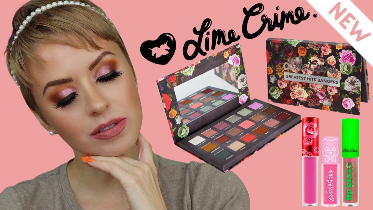 LIME CRIME Greatest HITS Bangers Palette + REMIX Lip Kit Review YouTube