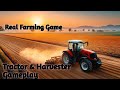 Farming Simulator 🚜🌾 | Tractor & Harvester Gameplay | Real Farming Game