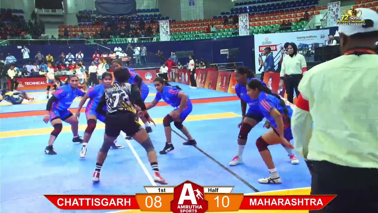 Maharashtra vs Chhattisgarh | 72nd Senior National Women’s Kabaddi Championship 2026 | Full Match
