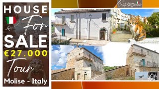 Property composed by two units in stone and garden for sale in the hearth of Molise | Italy €27K