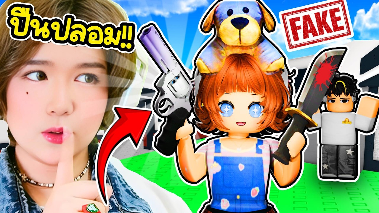 🎭ใช้ปืนปลอมหลอกทั้งแมพ! ก่อนจัดการทีละคนใน MM2 | Roblox: Murder Mystery EP.8