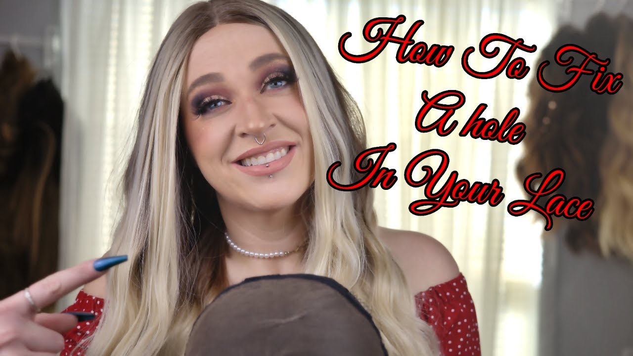 How To Fix A Hole In Your Lace Front Wig | Giveaway Winner Announced | Jesse M Simons
