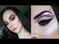 Purple Cut Crease Tutorial For Hooded Eyes!