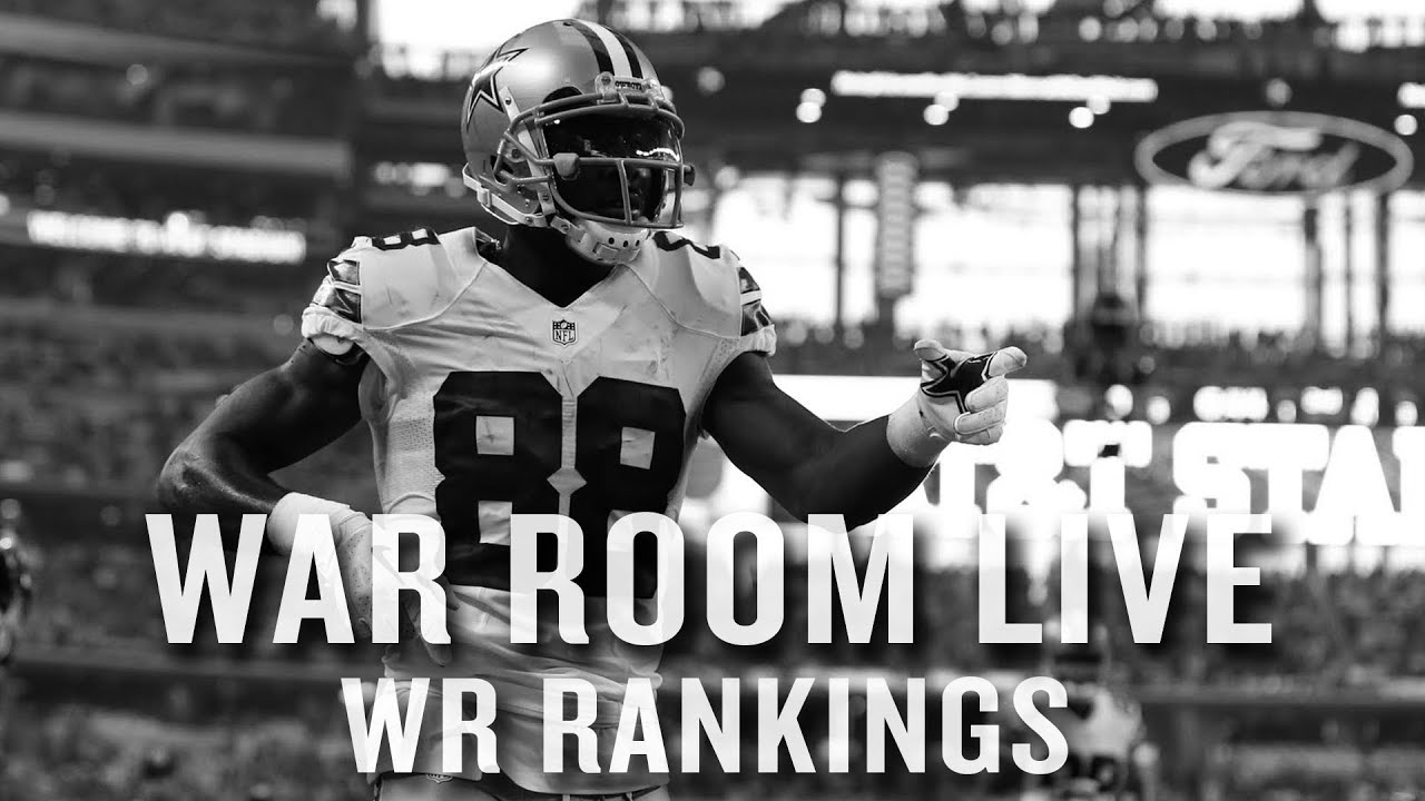 Nfl Week 1 Fantasy Rankings Wide Receivers War Room Live