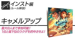 ボドゲ73箱目_ルール説明_キャメルアップ