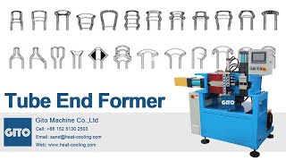 Heat Exchanger Automatic Copper Tube End Forming Machine Gantry Type