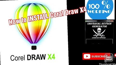 HOW TO INSTALL CORAL DRAW X4 WITH LICENSED..100% WORKING..🤗