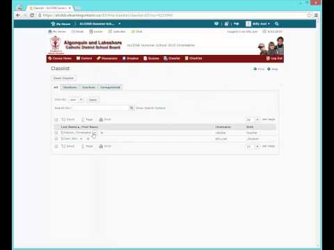Summer School ALCDSB Classlist and Progress Tool