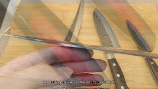 Wholesaler,raindrop damascus chef knife,extra long bread knife,best 7 inch kitchen knife individuali