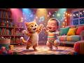 Little Cat Dance 🐱🎶 Cute Baby Dance Song | Fun Nursery Rhyme for Toddlers & Preschool Kids