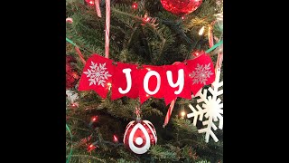 CUTTING FABRIC WITH THE MAKER. FABRIC CHRISTMAS BANNER USING CRICUT MAKER