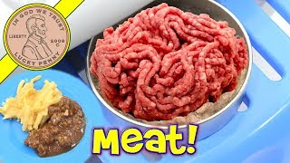 Can A Real Meal Easy Bake Oven Cook Raw Meat? Macaroni & Cheese - Sloppy Joe Dinner