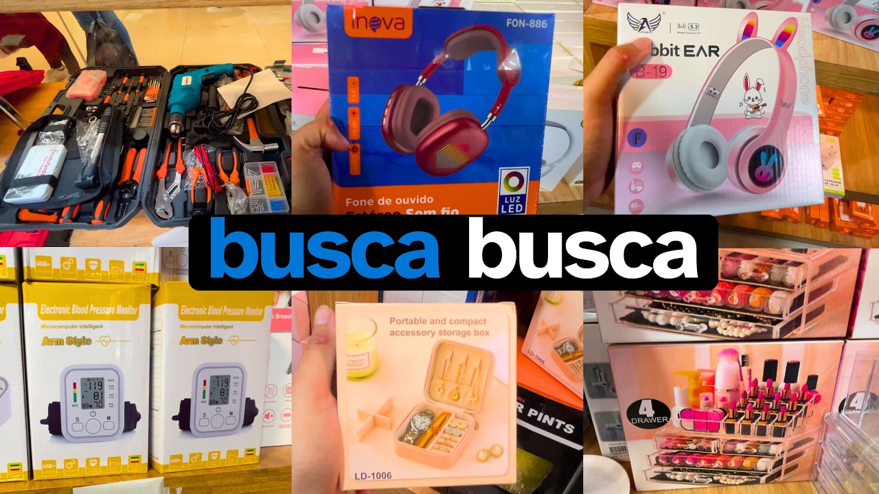 Fone de Ouvido, Acessórios para Celular, Eletrônicos e mais na Busca Busca do Brás!