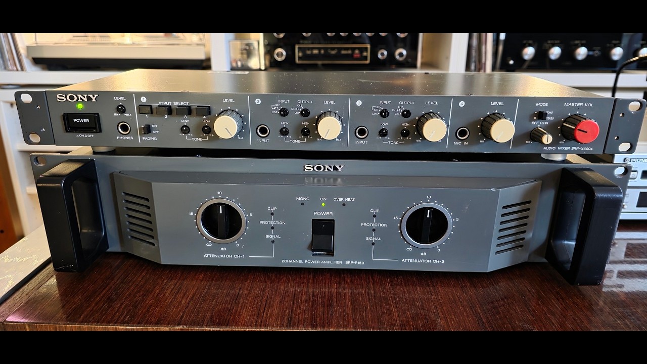 SONY SRP-P150 power amplifer high fidelity JAPAN-test- sale on