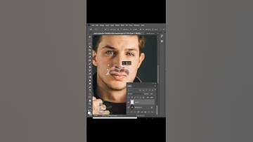 How to add beard on clean shave pic #photoshop #viralshots