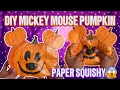 DIY MICKEY MOUSE PUMPKIN PAPER SQUISHY!- flowaween ep.1