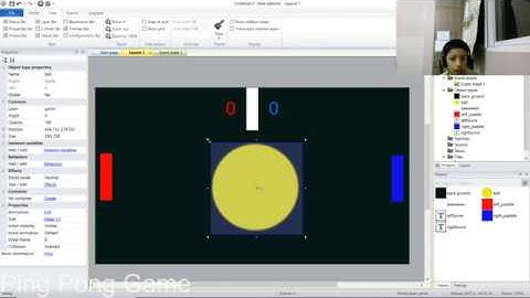 Construct 2 tutorial part- 1 - Ping Pong Game