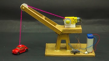 School Science Projects | Crane Working Model