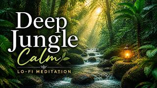 Jungle Ambience + LoFi Beats 🌿 Deep Focus, Calm Thinking, No Stress