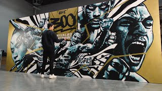 Creating a UFC 300 Mural with Artist Gian Galang