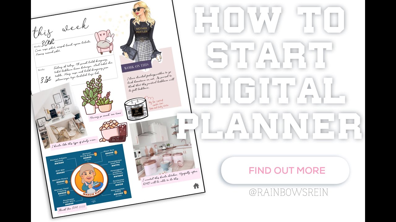 HOW TO START DIGITAL PLANNER - YouTube