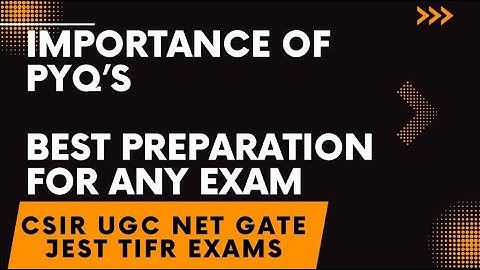 Best  Preparation For Any Exam | Importance of PYQ