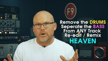 How to Remove the Drums and Remix or Re-edit ANY Track ( 10 mins , no Jibber Jabber )