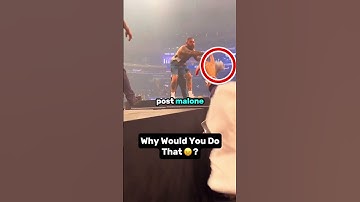 Thumbnail of Post Malone INJURED His Security Guard..!
