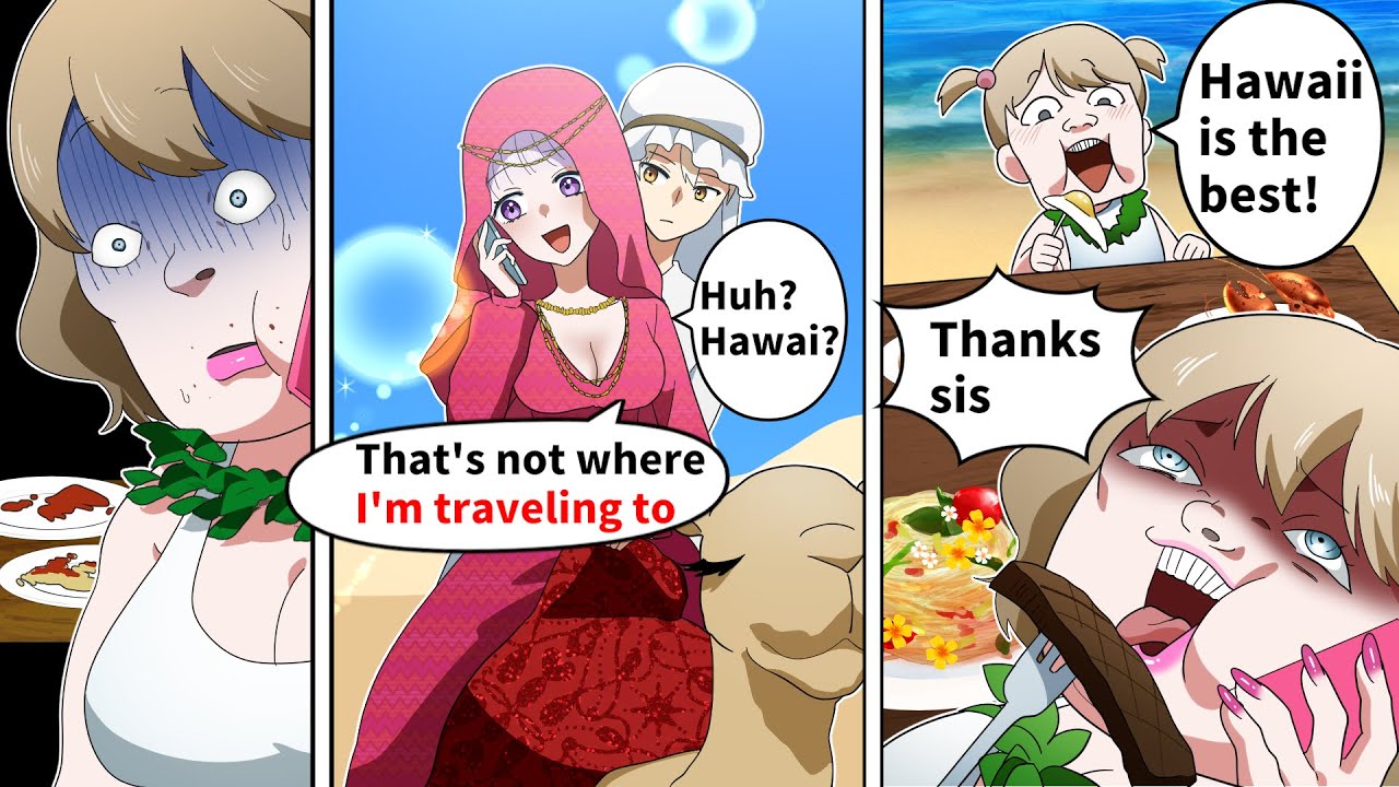 My sister who came with us on our honeymoon ended up at the wrong destination【Manga】