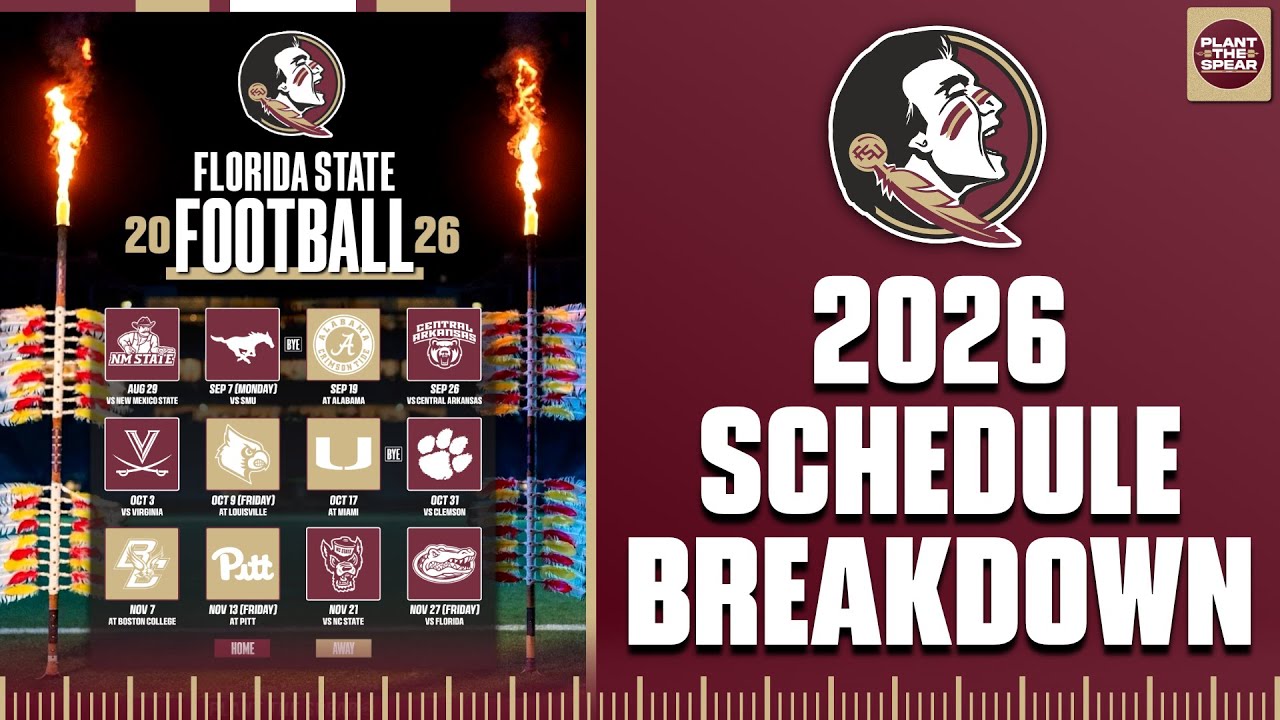 Breaking Down Florida State's 2026 Football Schedule!