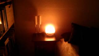 Samlet opføre sig Kyst Test af Philips Wake-Up Light HF3520 - YouTube