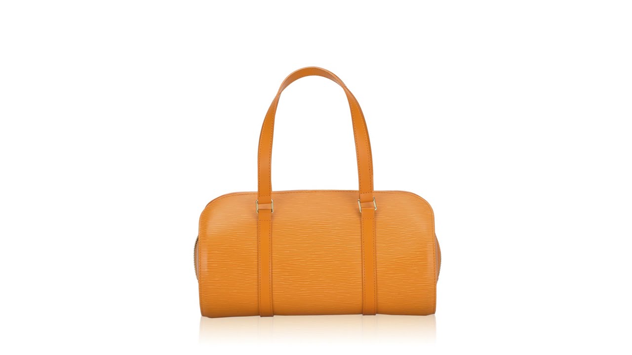 Louis Vuitton Mandarin Orange Epi Leather Neverfull MM Tote Bag