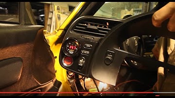 How to: Install Gauges Aftermarket Wideband Sensor ( S2000) AEM uego