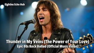 Thunder in My Veins (The Power of Your Love) | Epic 80s Rock Ballad (Official Music Video)