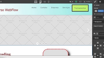 Treinamento Gratuito Webflow Aula 19 - Introdução a Design Responsivo