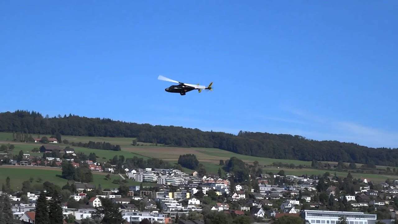 Uni Mechanik 2000 E FBL (Bell 230) 1st proper flight