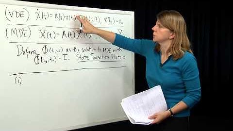 EECS - Module 18 - State Transition Matrix