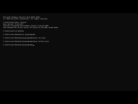 How to run java program using command prompt