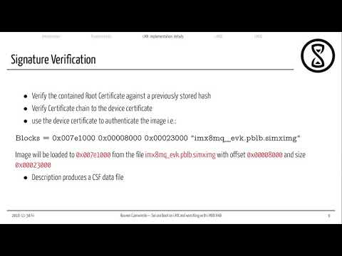 Talk: Booting your i.MX processor secure and implementing i.MX8 secure boot in barebox (Emantor)
